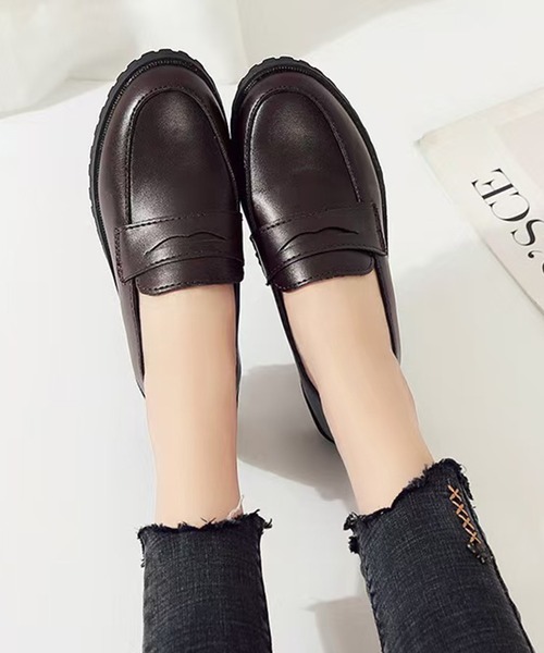 CALIFORNIA OUTFITTERS（カリフォルニア アウトフィッターズ）の「3-2A76 ローファー 3.8cm ヒール ブラック ブラウン（ローファー・レディース・ブラック/ブラウン・40/38/36）」の10枚目の写真