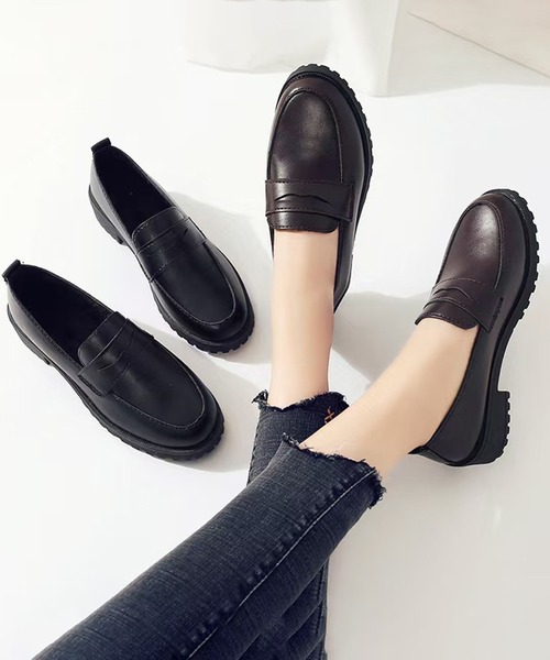 CALIFORNIA OUTFITTERS（カリフォルニア アウトフィッターズ）の「3-2A76 ローファー 3.8cm ヒール ブラック ブラウン（ローファー・レディース・ブラック/ブラウン・40/38/36）」の7枚目の写真