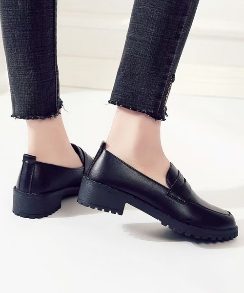 CALIFORNIA OUTFITTERS（カリフォルニア アウトフィッターズ）の「3-2A76 ローファー 3.8cm ヒール ブラック ブラウン（ローファー・レディース・ブラック/ブラウン・40/38/36）」の9枚目の写真