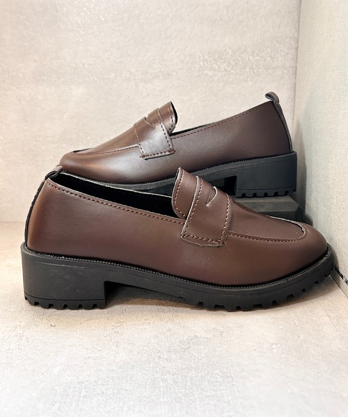 CALIFORNIA OUTFITTERS（カリフォルニア アウトフィッターズ）の「3-2A76 ローファー 3.8cm ヒール ブラック ブラウン（ローファー・レディース・ブラック/ブラウン・40/38/36）」の22枚目の写真