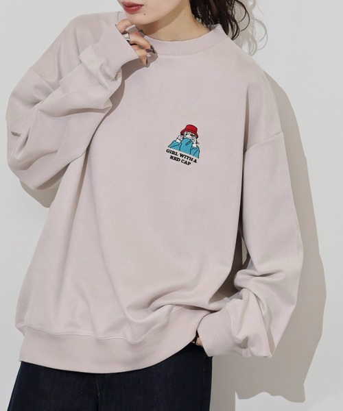Red Cap Girl(レッドキャプガール)の「RED CAP GIRL カットスウェード クルーネック スウェット(スウェット・メンズ・グレー系2/グレー系1・M/L)」の15枚目の写真