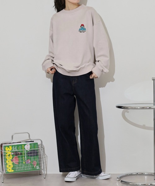 Red Cap Girl(レッドキャプガール)の「RED CAP GIRL カットスウェード クルーネック スウェット(スウェット・メンズ・グレー系2/グレー系1・M/L)」の16枚目の写真
