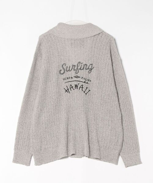 Kahiko（カヒコ）の「【Kahiko】SURF＆Palms マカペパMEN'Sカーディガン（カーディガン/ボレロ・メンズ・ホワイト/ブラック/ブラウン/ベージュ・FREE）」の9枚目の写真