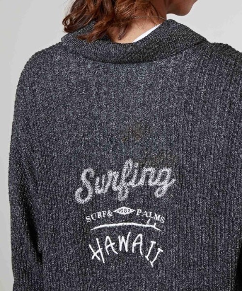 Kahiko（カヒコ）の「【Kahiko】SURF＆Palms マカペパMEN'Sカーディガン（カーディガン/ボレロ・メンズ・ホワイト/ブラック/ブラウン/ベージュ・FREE）」の11枚目の写真