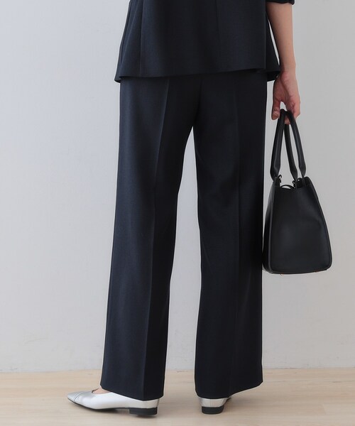 INDIVI（インディヴィ）の「【こなれSETUP／ストライプ柄】リネンライクワイドパンツ（その他パンツ・レディース・チャコール/ネイビー/ナチュラル/ライトグレー系3/アイボリー系2・03/05/12/13/15 /36/38/40）」の18枚目の写真