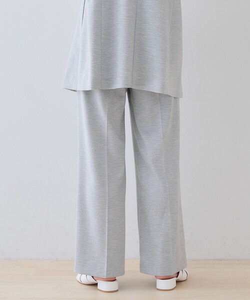 INDIVI（インディヴィ）の「【こなれSETUP／ストライプ柄】リネンライクワイドパンツ（その他パンツ・レディース・チャコール/ネイビー/ナチュラル/ライトグレー系3/アイボリー系2・03/05/12/13/15 /36/38/40）」の16枚目の写真