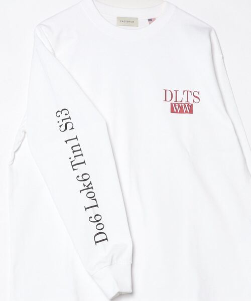 FACTOTUM（ファクトタム）の「【FACTOTUM】DLTS L/S P-T（Tシャツ/カットソー・メンズ・ホワイト/ブラック・46/48）」の4枚目の写真