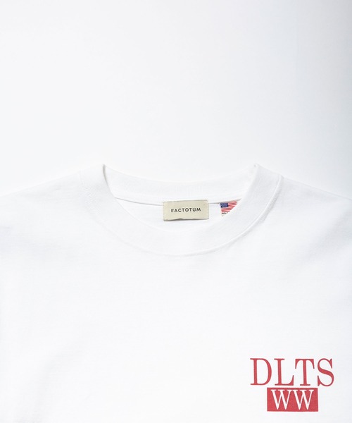 FACTOTUM（ファクトタム）の「【FACTOTUM】DLTS L/S P-T（Tシャツ/カットソー・メンズ・ホワイト/ブラック・46/48）」の7枚目の写真