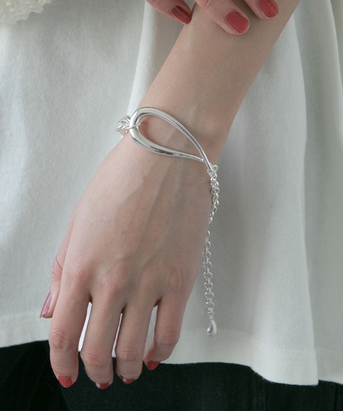 HARE（ハレ）の「シズクチェーンブレスレット(HARE)（ブレスレット・レディース・シルバー/ゴールド・FREE）」の2枚目の写真