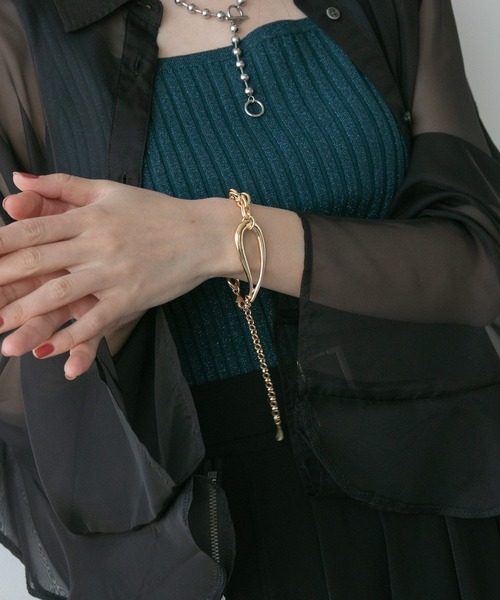 HARE（ハレ）の「シズクチェーンブレスレット(HARE)（ブレスレット・レディース・シルバー/ゴールド・FREE）」の8枚目の写真