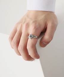 blatto/ブラット 925シルバー ストーン フラワー フリーサイズ サイズ調節可 リング 指輪 bla-ring-00737 N メンズ 秋物 秋服 2026年秋冬