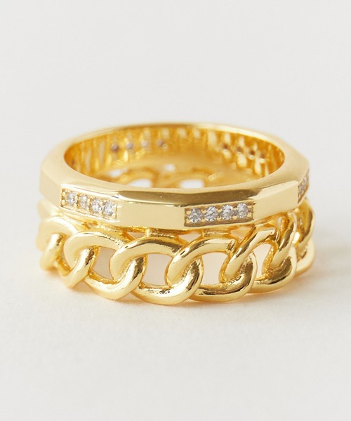 blatto(ブラット)の「blatto/ブラット 指輪 リング bla-ring-00564 メンズ 秋物 秋服 2026年秋冬(リング・メンズ・ゴールド・6)」の2枚目の写真