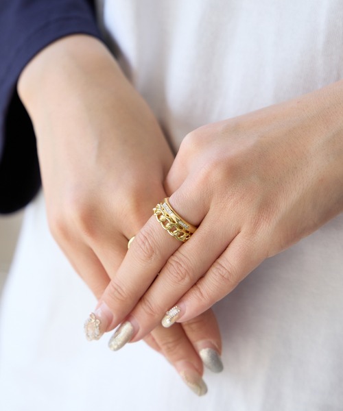 blatto(ブラット)の「blatto/ブラット 指輪 リング bla-ring-00564 メンズ 秋物 秋服 2026年秋冬(リング・メンズ・ゴールド・6)」の3枚目の写真
