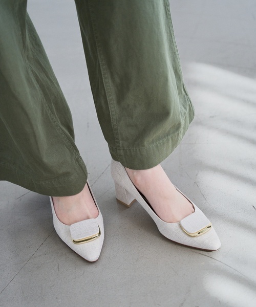 【美品】le talon 5.5cmオーバルプレートパンプス LE TALON｜5.5cmオーバルプレートパンプス | Rakuten Fashion