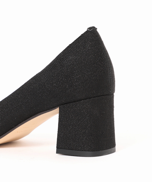 LE TALON（ルタロン）の「5.5cmオーバルプレートパンプス（パンプス・レディース・アイボリー/サックスブルー/ブラック×ブラック・22cm/22.5cm/23cm/23.5cm/24cm/24.5cm/25cm）」の18枚目の写真
