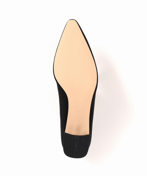 【美品】le talon 5.5cmオーバルプレートパンプス 4.5cmグリッターオーナメントパンプス（パンプス）｜LE TALON