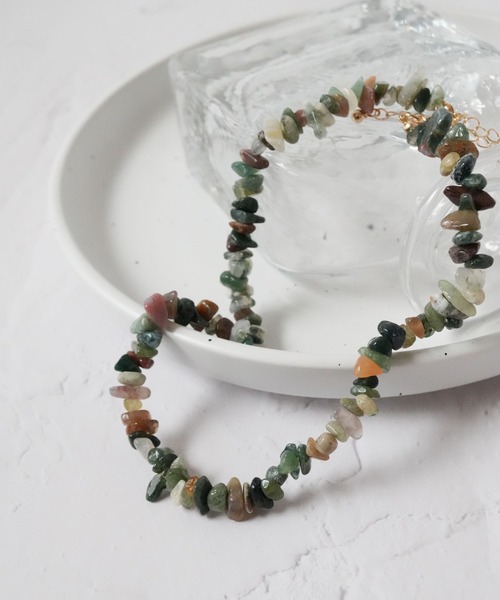 Port(ポート)の「【 Port / ポート 】 カラフル ビーズ ネックレス(ネックレス・レディース・グリーン/ピンク/ベージュ/オレンジ・FREE)」の3枚目の写真