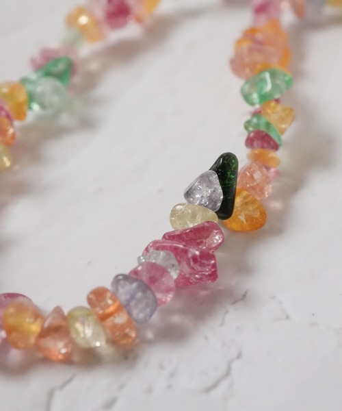Port(ポート)の「【 Port / ポート 】 カラフル ビーズ ネックレス(ネックレス・レディース・グリーン/ピンク/ベージュ/オレンジ・FREE)」の19枚目の写真
