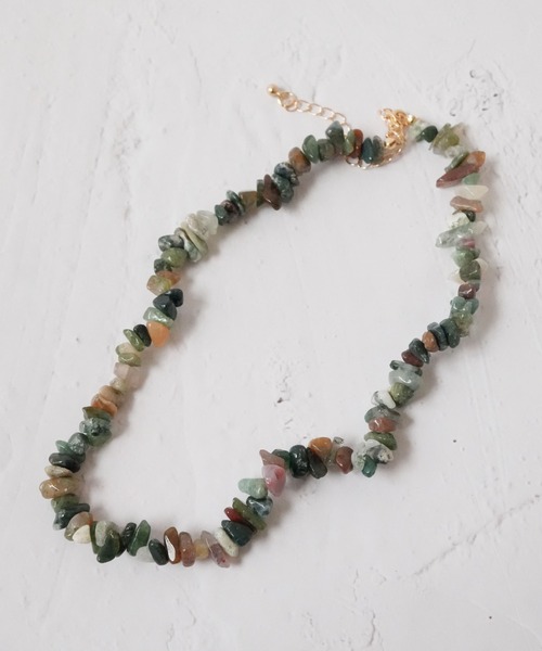 Port(ポート)の「【 Port / ポート 】 カラフル ビーズ ネックレス(ネックレス・レディース・グリーン/ピンク/ベージュ/オレンジ・FREE)」の8枚目の写真