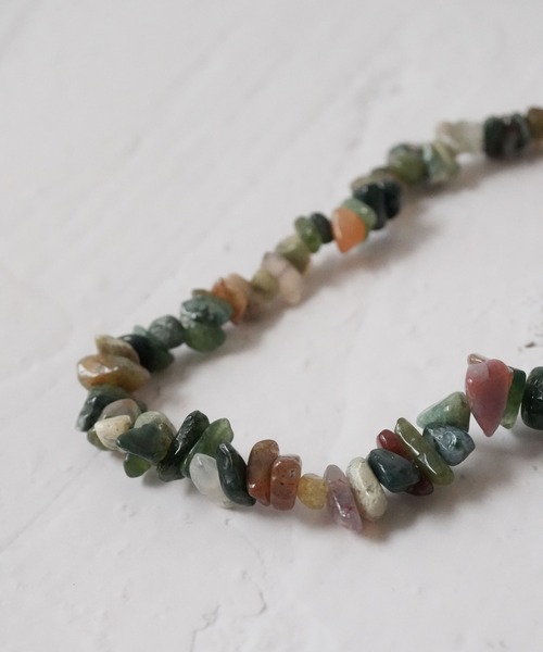 Port(ポート)の「【 Port / ポート 】 カラフル ビーズ ネックレス(ネックレス・レディース・グリーン/ピンク/ベージュ/オレンジ・FREE)」の12枚目の写真