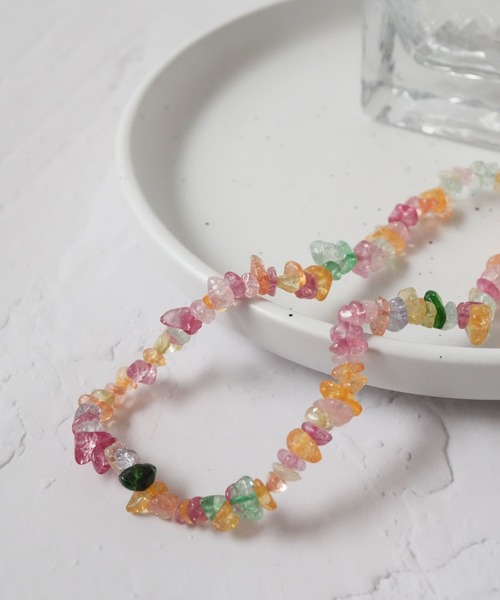 Port(ポート)の「【 Port / ポート 】 カラフル ビーズ ネックレス(ネックレス・レディース・グリーン/ピンク/ベージュ/オレンジ・FREE)」の15枚目の写真