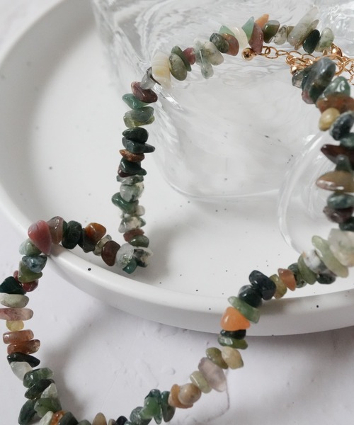 Port(ポート)の「【 Port / ポート 】 カラフル ビーズ ネックレス(ネックレス・レディース・グリーン/ピンク/ベージュ/オレンジ・FREE)」の10枚目の写真