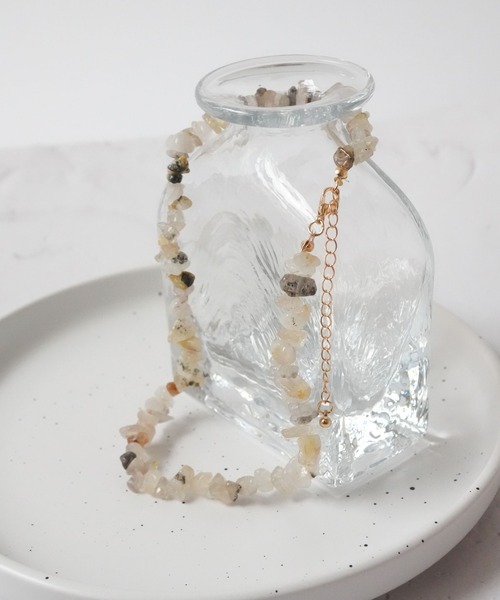 Port(ポート)の「【 Port / ポート 】 カラフル ビーズ ネックレス(ネックレス・レディース・グリーン/ピンク/ベージュ/オレンジ・FREE)」の5枚目の写真