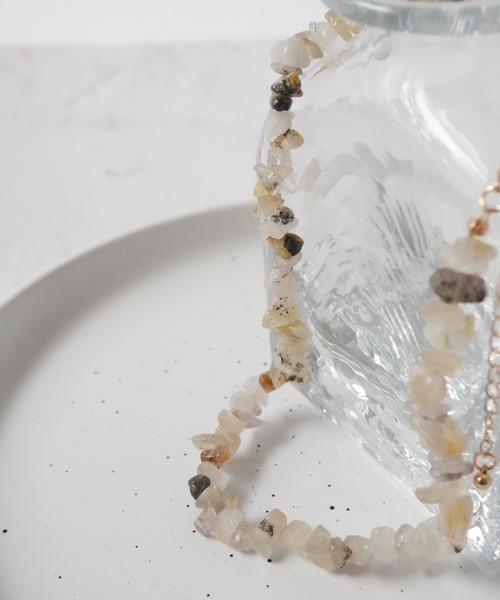 Port(ポート)の「【 Port / ポート 】 カラフル ビーズ ネックレス(ネックレス・レディース・グリーン/ピンク/ベージュ/オレンジ・FREE)」の6枚目の写真