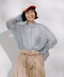 インド ボイルベーシック長袖シャツ