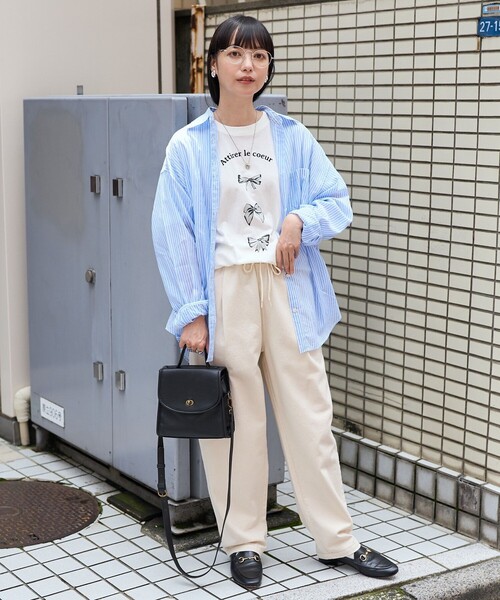 FREAK'S STORE（フリークスストア）の「インド ボイルベーシック長袖シャツ（シャツ/ブラウス・レディース・ピンク系その他/チャコールグレー/ターコイズブルー/その他/オフホワイト・ﾌﾘ-）」の15枚目の写真