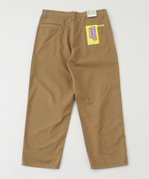 PUSHPUSH KHAKI PANTS ベージュ ワイドチノパンツ L セール】NEO BLUE / ネオブルー Baggy Chino Pants NB-001