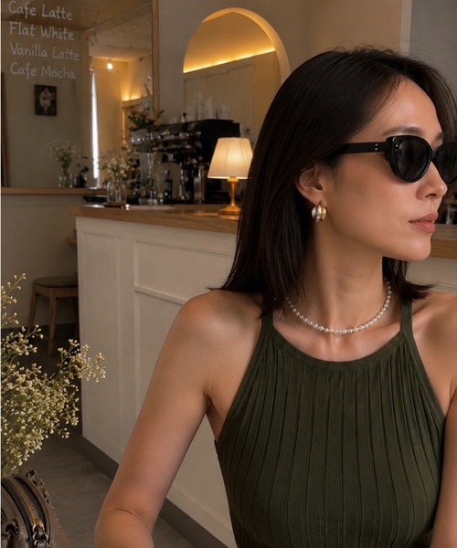E&C closet…(イーアンドシークローゼット)の「カラーサングラス(サングラス・レディース・ホワイト/ブラック/アイボリー・FREE)」の14枚目の写真