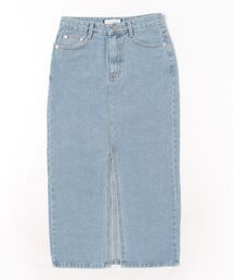 esutoreja | フロントスリットデニムスカート(デニムスカート)