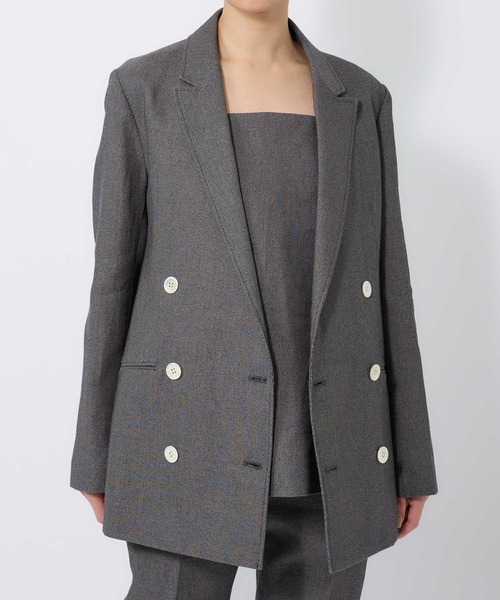 Chaos（カオス）の「Chaos(カオス)/サッサーラジャケット　【セットアップ可】（テーラードジャケット・レディース・ブラック・FREE）」の4枚目の写真