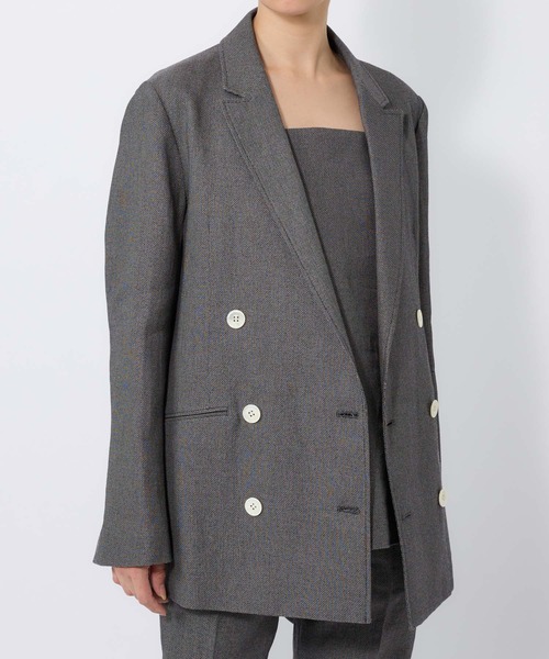 Chaos（カオス）の「Chaos(カオス)/サッサーラジャケット　【セットアップ可】（テーラードジャケット・レディース・ブラック・FREE）」の6枚目の写真