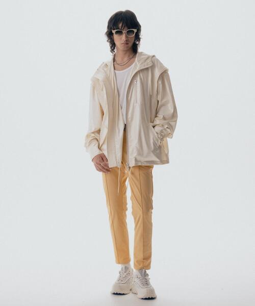 Maison ULA(メゾンウラ)の「Maison ULA/メゾン ウラ/レザーライクブルゾン(ブルゾン・メンズ・ブラック/アイボリー・2/1)」の8枚目の写真