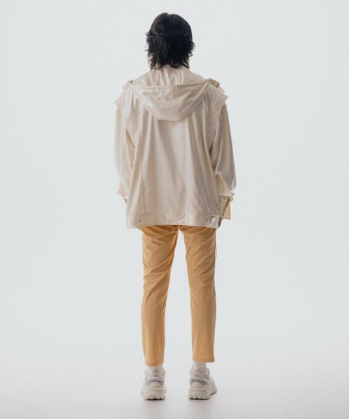 Maison ULA(メゾンウラ)の「Maison ULA/メゾン ウラ/レザーライクブルゾン(ブルゾン・メンズ・ブラック/アイボリー・2/1)」の6枚目の写真