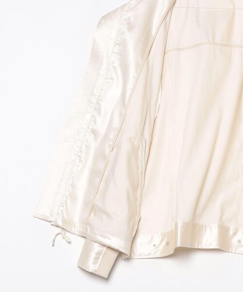Maison ULA(メゾンウラ)の「Maison ULA/メゾン ウラ/レザーライクブルゾン(ブルゾン・メンズ・ブラック/アイボリー・2/1)」の3枚目の写真