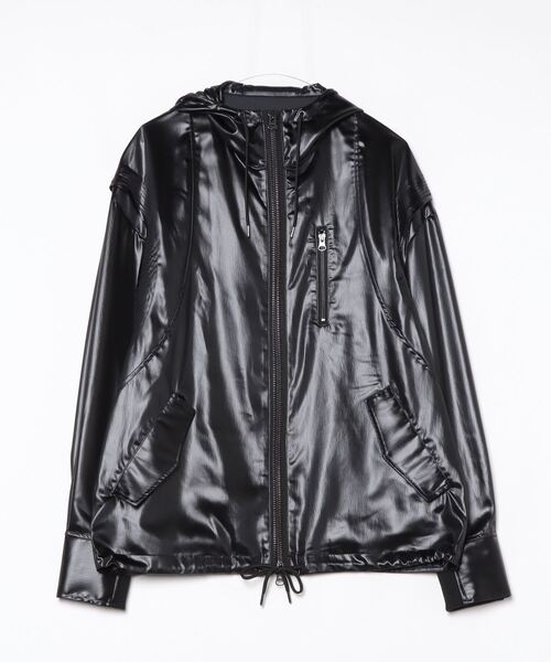 ROYAL FLASH（ロイヤルフラッシュ）の「Maison ULA/メゾン ウラ/レザーライクブルゾン（ブルゾン・メンズ・ブラック/アイボリー・2/1）」の13枚目の写真