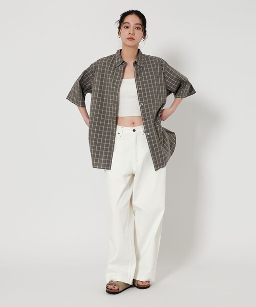 BIG MAC（ビッグマック）の「【別注】＜BIG MAC＞ペインター デニムパンツ（デニムパンツ・レディース・ホワイト/コバルトブルー・S/M）」の7枚目の写真