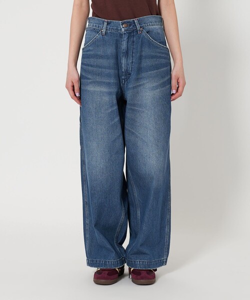 BIG MAC（ビッグマック）の「【別注】＜BIG MAC＞ペインター デニムパンツ（デニムパンツ・レディース・ホワイト/コバルトブルー・S/M）」の8枚目の写真