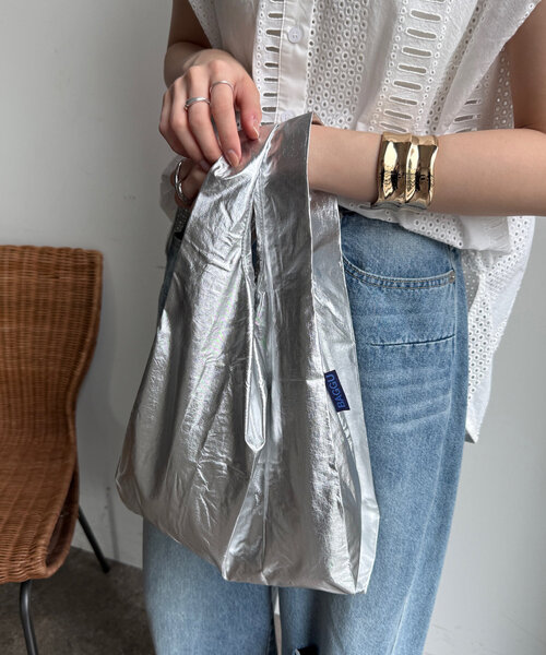 DouDou（ドゥドゥ）の「【BAGGU/バグゥ】25SS BABY BAGGU メタリック（エコバッグ/サブバッグ・レディース・シルバー/ゴールド・FREE）」の12枚目の写真