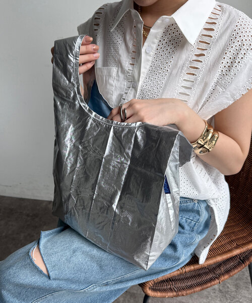 DouDou（ドゥドゥ）の「【BAGGU/バグゥ】25SS BABY BAGGU メタリック（エコバッグ/サブバッグ・レディース・シルバー/ゴールド・FREE）」の13枚目の写真