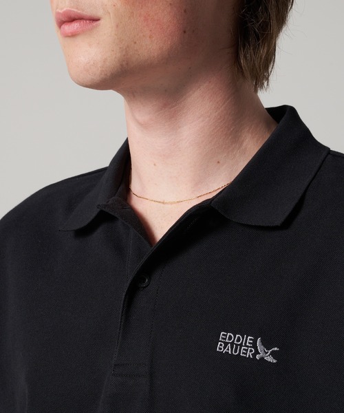 Eddie Bauer（エディーバウアー）の「クラシック フィールド 半袖 ポロシャツ（ポロシャツ・メンズ・ブラック/ワイン/サックスブルー/グレー/ネイビー/ホワイト・S/M/L/XL/XXL）」の15枚目の写真
