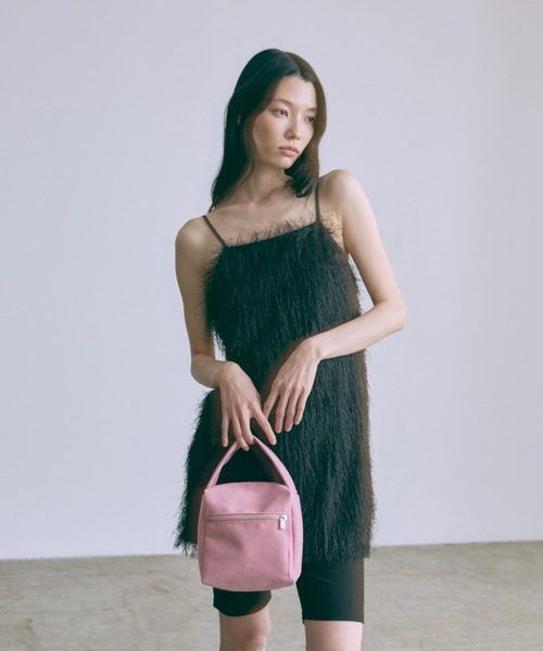 EN NEUME(エンノイム)の「Fringe Tunic Camisole Dress(ワンピース・レディース・アイボリー/ブラック・FREE)」の9枚目の写真