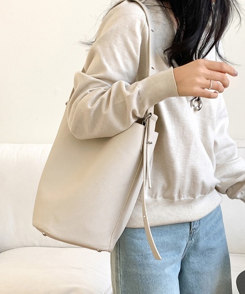 Doux Belle（ドゥーベル）の「ショルダーバッグ（ショルダーバッグ・レディース・ブラウン/オフホワイト/ライトブラウン/ブラック・FREE）」の10枚目の写真