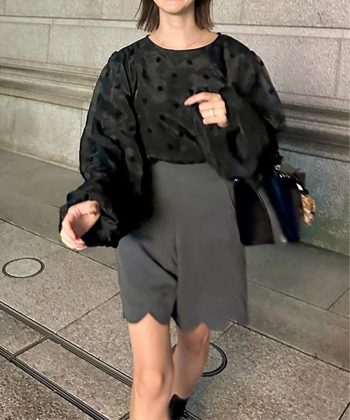 スカラップショートパンツ【Sサイズ・低身長・小柄女性向け