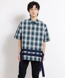 MILKBOY サックスブルーチェック スターシャツ MILKBOY｜ミルクボーイのシャツ/ブラウス（チェック柄）通販
