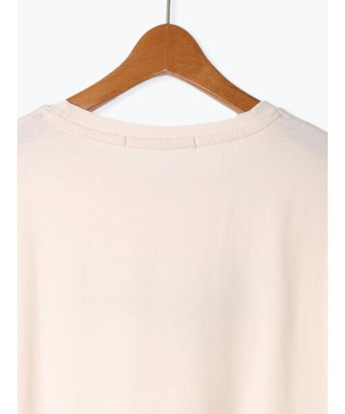 Lugnoncure（ルノンキュール）の「フロント刺繍Tシャツ（Tシャツ/カットソー・レディース・ブラック/ピンク/オフホワイト・F）」の19枚目の写真