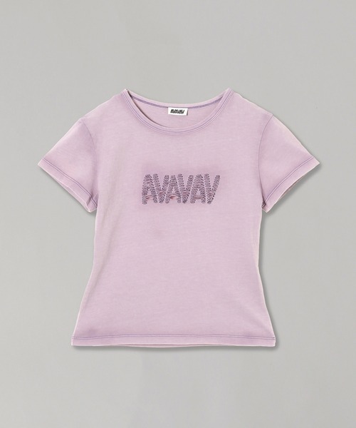AVAVAV(アヴァヴァヴ)の「AVAVAV Printed t-shirt F24N0314(Tシャツ/カットソー・レディース・レッド/パープル・X-SMALL)」の7枚目の写真